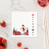 ❄️ Frosty Festivals Napkins ❄️ Serviette (Beispiel)