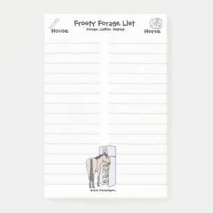 Frosty Forage House Pferde-Post-its Post-it Klebezettel