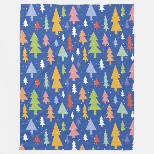 Frosty Forest Fleece Blanket (Vorderseite)