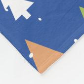 Frosty Forest Fleece Blanket (Ecke)