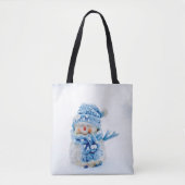 Frosty Friend in Blue Tasche (Vorderseite)