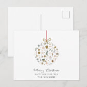 "Frosty Friends" Postkarte (Vorne/Hinten)