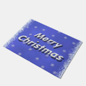 Frosty Frosty Christmas 3D Fußmatte (Schrägansicht)