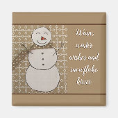 Frosty Fun Snowman Magnet (Vorne)