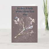 Frosty Fun Soft Color Greeting Card Karte (Vorderseite)