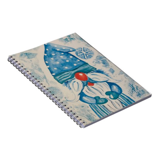 Frosty Gnome Spiral Notebook Notizblock (Rechte Seite)