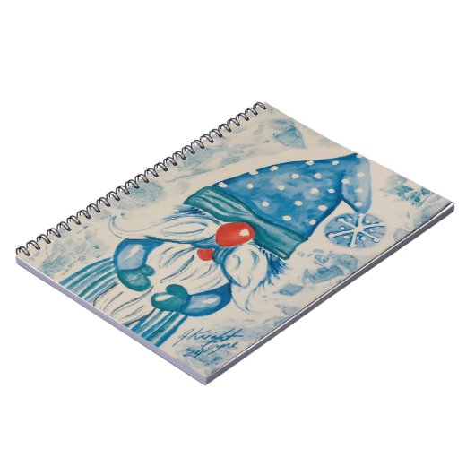 Frosty Gnome Spiral Notebook Notizblock (Linke Seite)