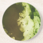 Frosty Green Sandstein Untersetzer (Vorne)