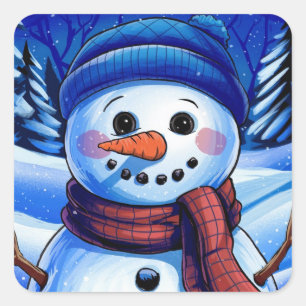 Frosty Hoilday Sticker
