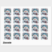 Frosty Holiday Sticker (Blatt)