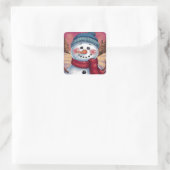 Frosty Holiday Sticker (Tasche)