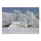Frosty Iowa Farm Blank All Occasino (Vorderseite (Horizontal))