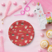 Frosty - Jedermanns liebstes Schneemannsmuster Pappteller (Party)