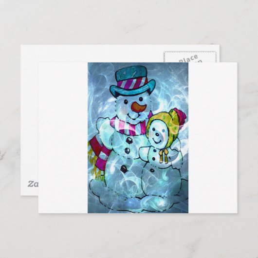 FROSTY LIEBE.jpg Postkarte (Vorne/Hinten)