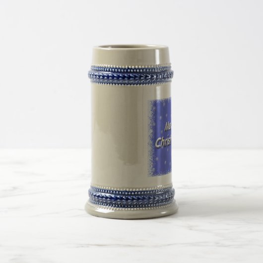 Frosty Merry Christmas Stein Bierglas (Mittel)
