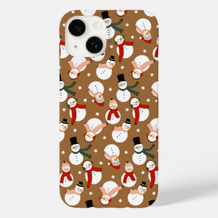 Frosty Merry Snowman Wonderland Case-Mate iPhone 14 Hülle