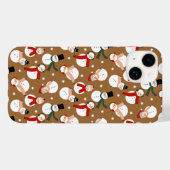 Frosty Merry Snowman Wonderland Case-Mate iPhone Hülle (Rückseite (Horizontal))