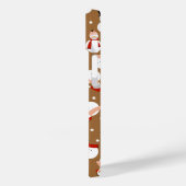 Frosty Merry Snowman Wonderland Case-Mate iPhone Hülle (Rückseite / Links)