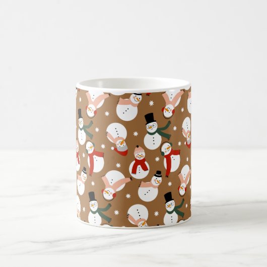 Frosty Merry Snowman Wonderland Kaffeetasse (Mittel)