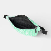 Frosty Misty Branches Mint Green Bauchtasche (Offen)