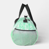 Frosty Misty Branches Mint Green Duffle Bag (Rechts)