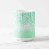 Frosty Misty Branches Mint Green Kaffeetasse (Mittel)