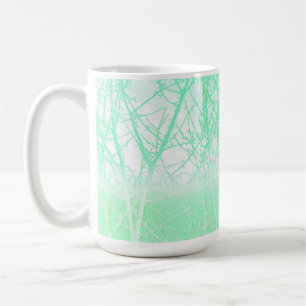 Frosty Misty Branches Mint Green Kaffeetasse