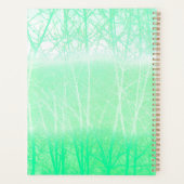 Frosty Misty Branches Mint Green Planer (Rückseite)