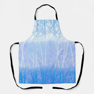 Frosty MIsty Trees Baby Blue Schürze