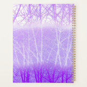 Frosty Misty Trees in Lilac Lavender Planer (Rückseite)