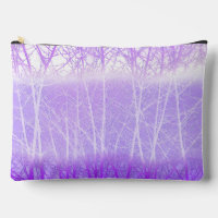 Frosty Misty Trees in Lilac Lavender
