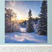 Frosty Morning Leinwanddruck (Insitu (Holzboden))