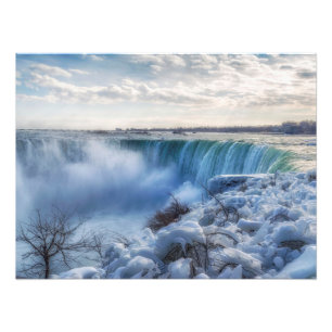 Frosty Morning Niagara Falls Fotodruck