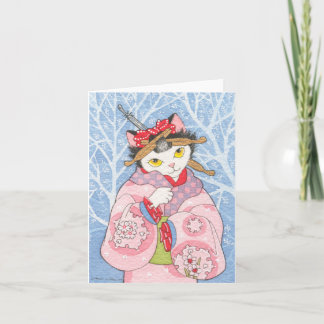 Frosty Morning note card Feiertagskarte