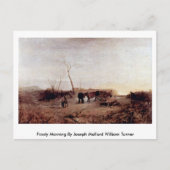 Frosty Morning von Joseph Mallord William Turner Postkarte (Vorderseite)
