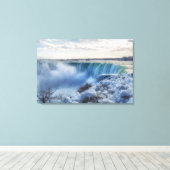 Frosty Niagara Falls Morning Foto Leinwand Pri (Insitu (Holzboden))