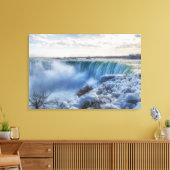 Frosty Niagara Falls Morning Foto Leinwand Pri (Insitu (Wohnzimmer))