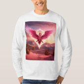 "Frosty Phoenix Art: Mystische Winter-Avian Dekora T-Shirt (Vorderseite)