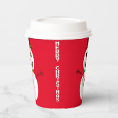 Frosty Red Paper Cup Pappbecher (Links)