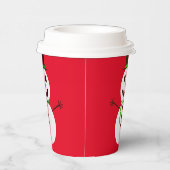 Frosty Red Paper Cup Pappbecher (Rechts)