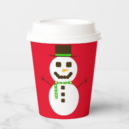 Frosty Red Paper Cup Pappbecher