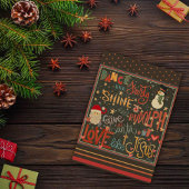 Frosty Rudolph Santa Jesus Weihnachten Karte