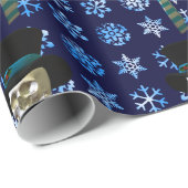 Frosty Skull Geschenkpapier (Rolleneckpunkt)
