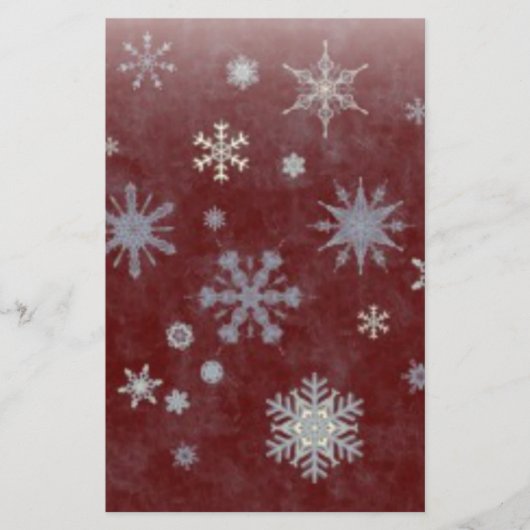 Frosty Snowflake Briefpapier (Vorderseite)