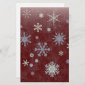Frosty Snowflake Briefpapier (Vorne/Hinten)