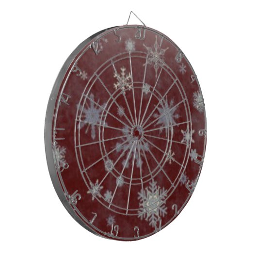 Frosty Snowflake Dartscheibe (Vorderseite Links)