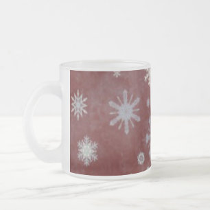 Frosty Snowflake Mattglastasse