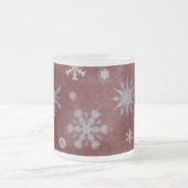 Frosty Snowflake Mattglastasse (Mittel)