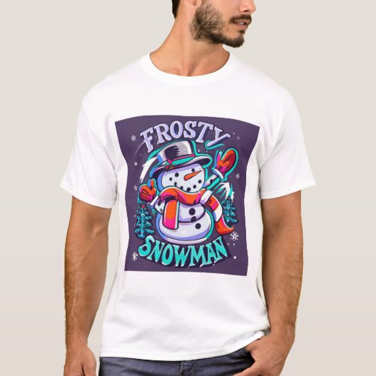 Frosty Snowman (2) T-Shirt (Vorderseite)