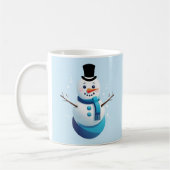 Frosty Snowman Coffee Tasse (Links)